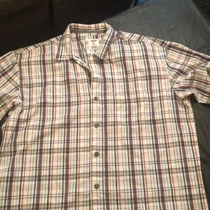 Dickies men’s short sleeve flannel xl